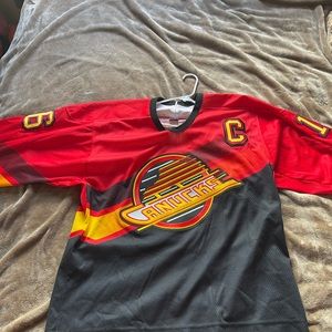 Trevor Linden Vancouver Canucks Jersey Salmon Rush